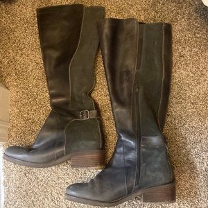 Knee high horse riding boots